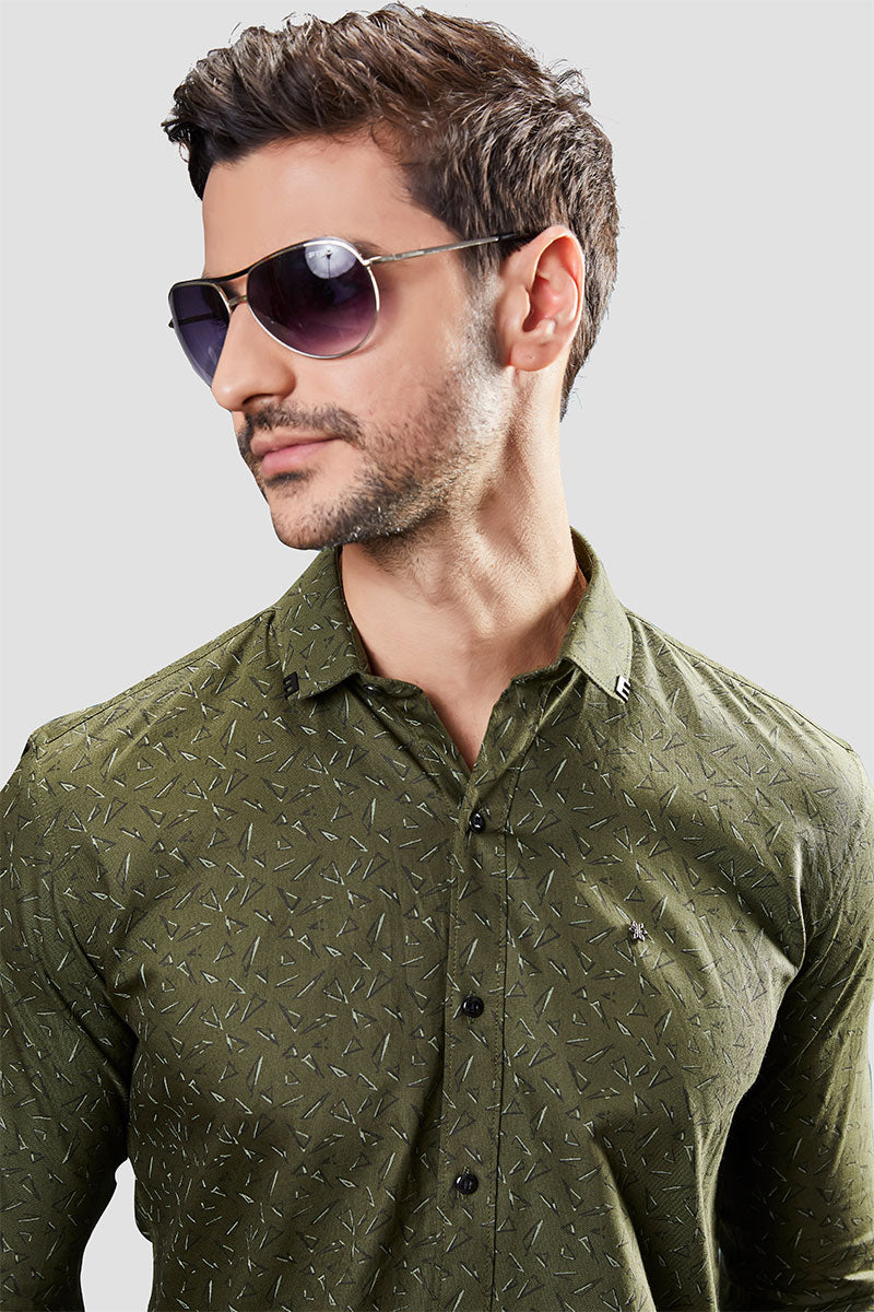 vibrant-caspar-green-geometric-printed-shirt
