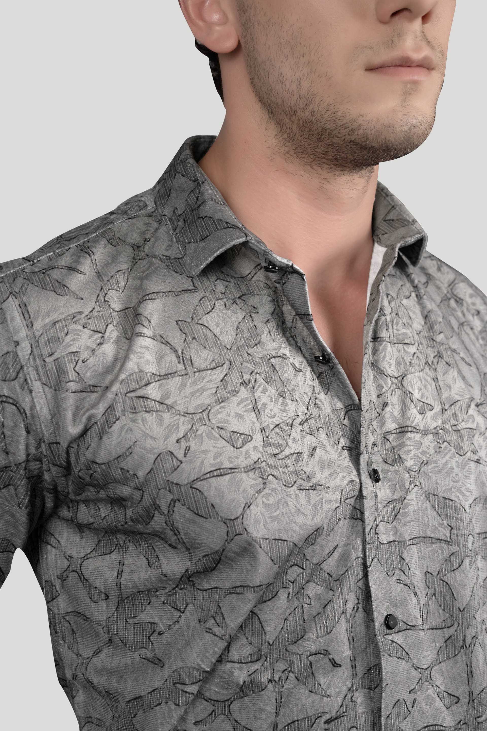 vibrant-darren-grey-printed-shirt