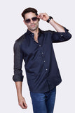 vibrant-dual-blue-contrast-sleeves-party-wear-shirt