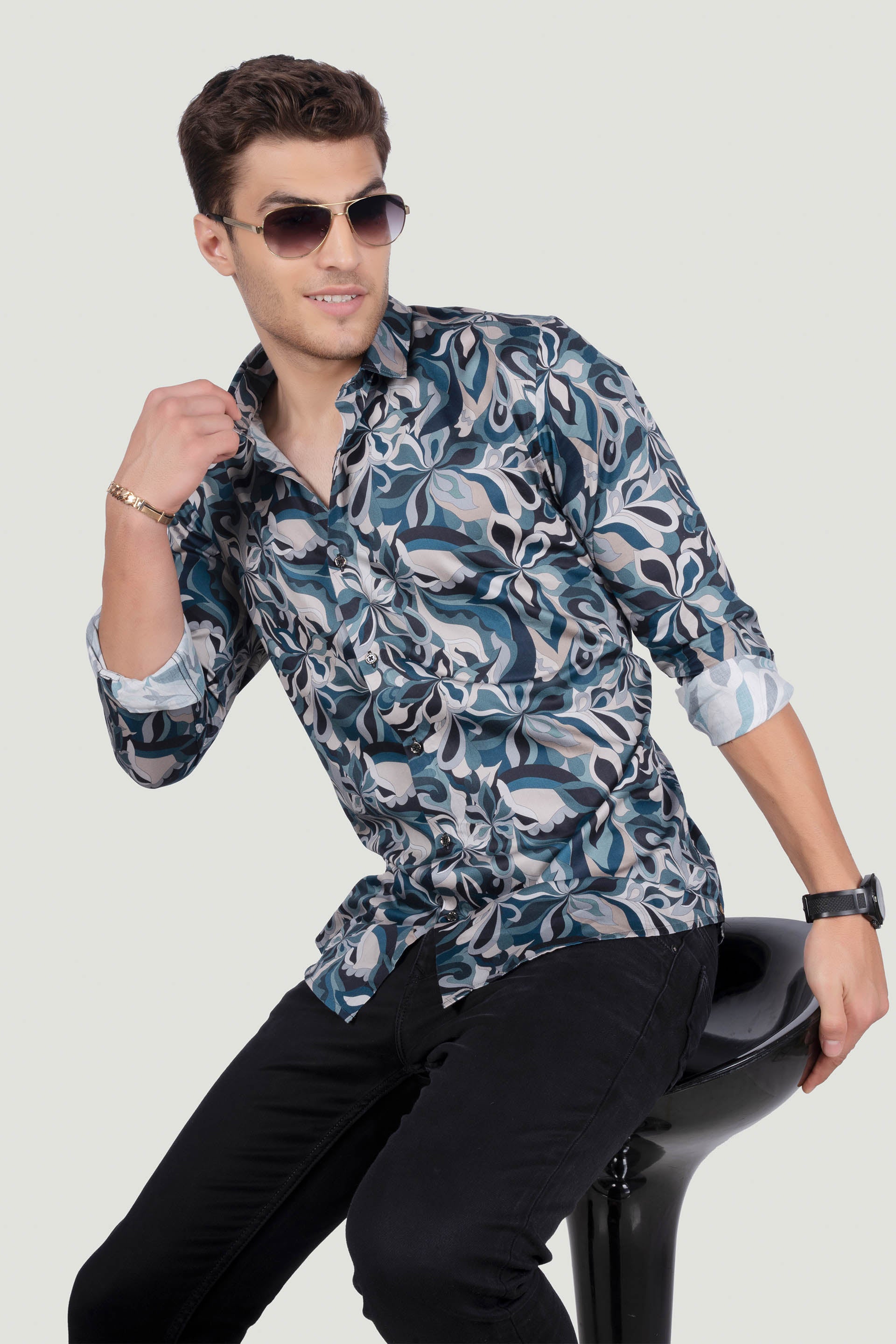 vibrant-leone-turquoise-club-wear-shirt