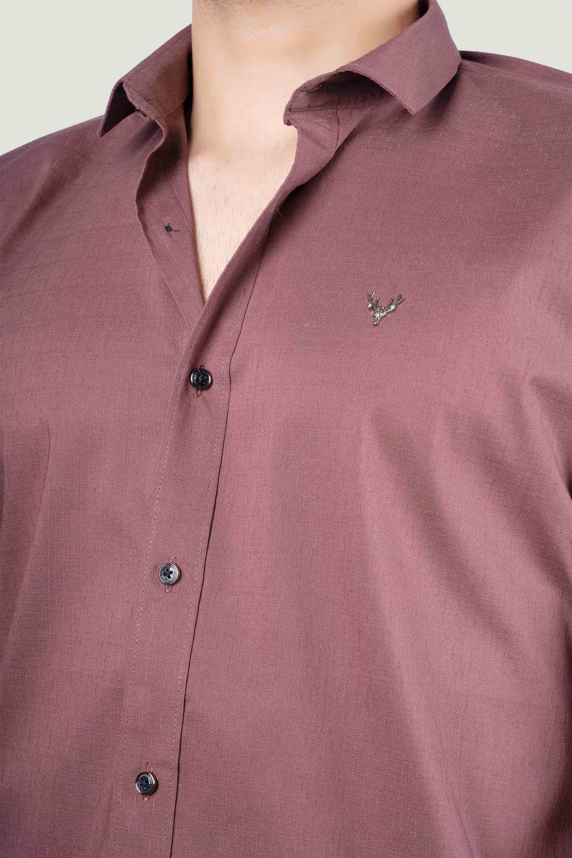 vibrant-ludovico-maroon-solid-shirt