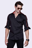 vibrant-midnight-black-solid-trim-party-wear-shirt