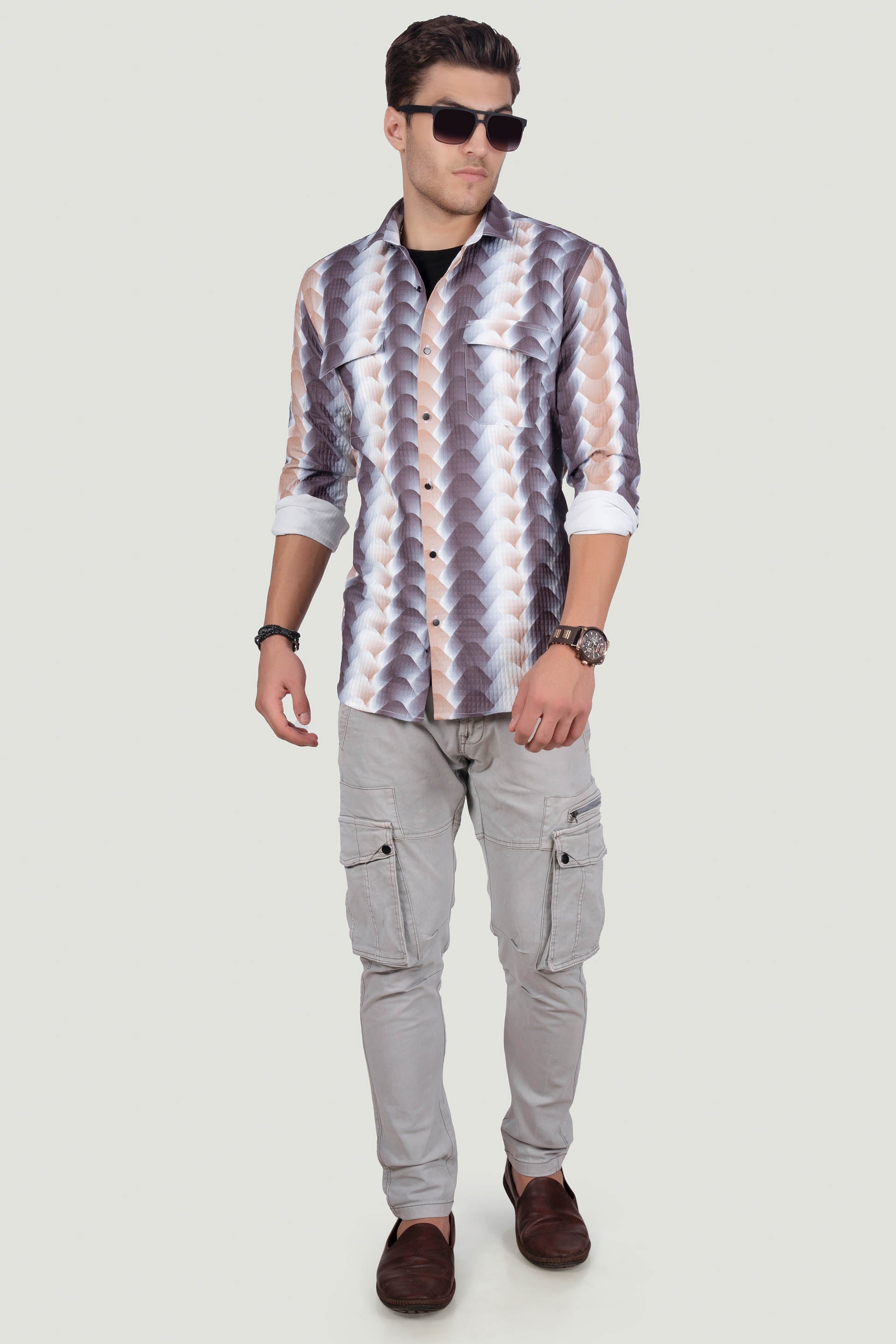 DOUBLE POCKET ILARIO MULTI OVERSHIRT