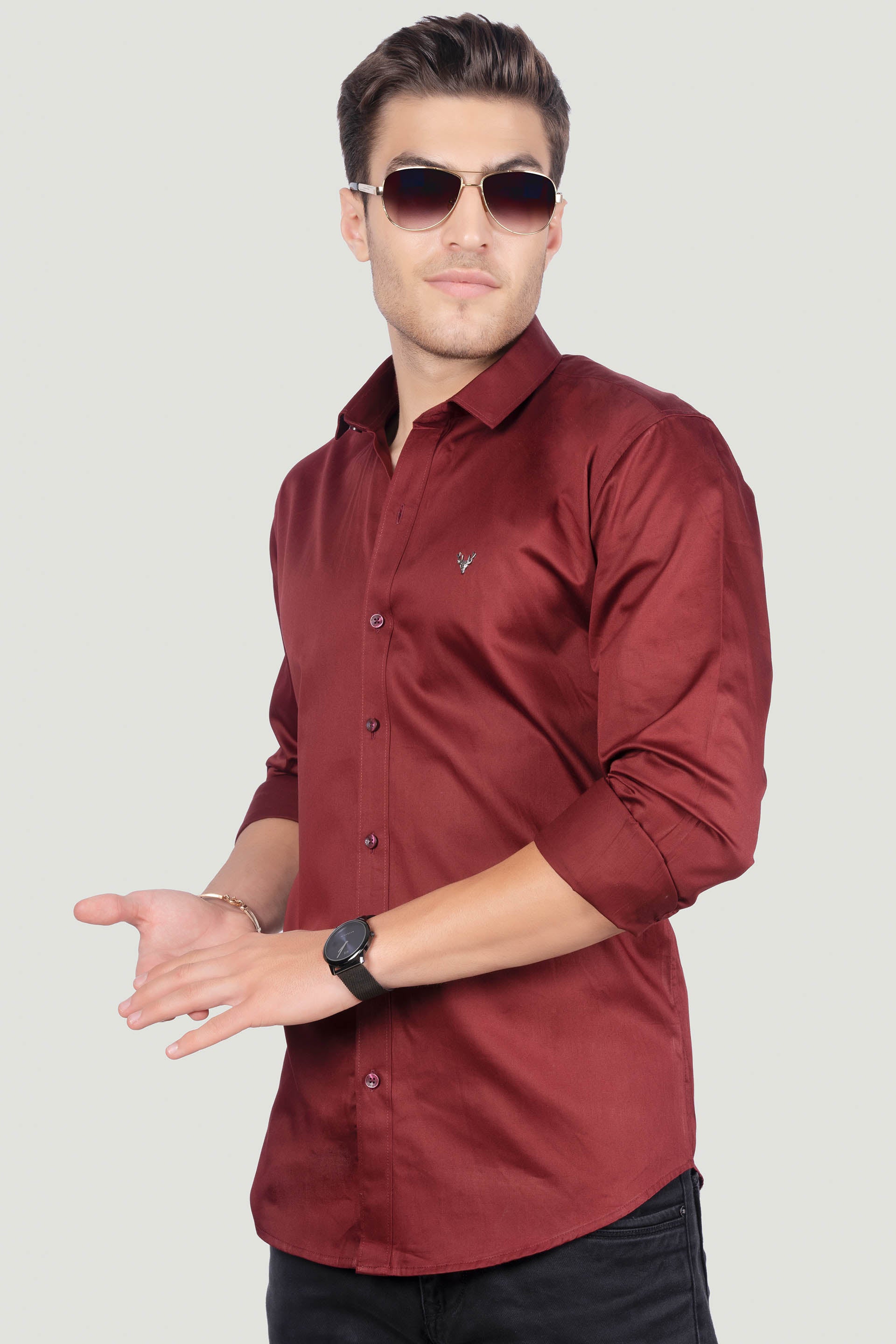 GAIO MAROON SOLID