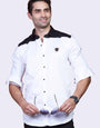 Frosty Shoulder Cut Designer Shirt